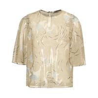 ZARA 女式时尚休闲气质百搭新中式薄纱T恤