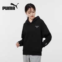 PUMA 加绒保暖加厚套头衫 黑色 M