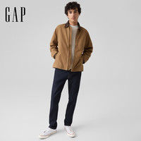 Gap 男装2025秋季灯芯绒翻领合身外套巴恩风夹克美版790585 M 美码L亚洲码180/96A