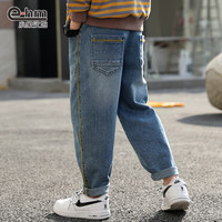 小象汉姆童装男童牛仔长裤儿童2025秋装裤子中大童韩版潮洋气