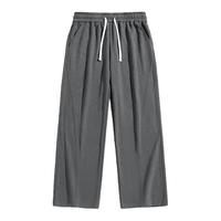 班尼路 S&K重磅中灰色休闲裤男款冬季大休闲显瘦加绒运动裤潮A