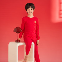 红豆男装 红豆 儿童鸿运内衣一套