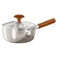 316L雪平锅不锈钢小奶锅宝宝辅食锅婴儿一人不粘锅家用煮泡面汤锅