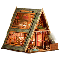 若来（Rolife）diy小屋三角木屋积木玩具拼装模型房子儿童圣诞节