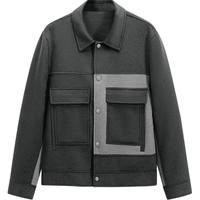 GXG男装灰色时尚短款大衣 冬季品GEX10629354