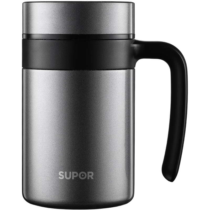 桌面办公保温杯600mL.陨石灰