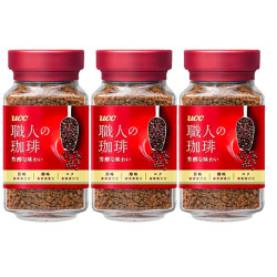 UCC 冻干黑咖啡粉经典香醇美式100g*3瓶