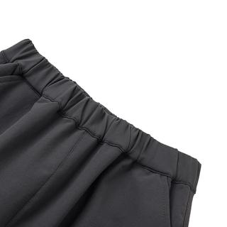 马骑顿（MQD）男童25秋宽松直筒裤工装裤简约户外登山休闲裤 深灰 150