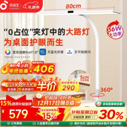孩视宝 长桌立式大路灯护眼灯 全光谱学习大台灯书房智能阅读灯 夹式大路灯F-36W