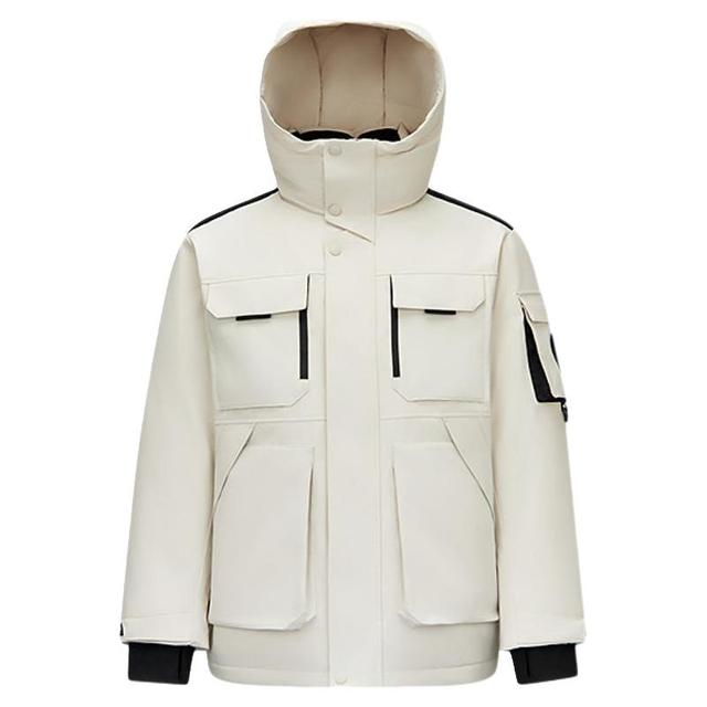 森马 中国国家地理 90%鹅绒三防户外工装派克羽绒服