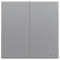 罗格朗开关插座面板 画采系列深砂银86型暗装清单报价 二位双控