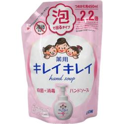 狮王 泡沫洁净儿童洗手液 淡香型 450ml