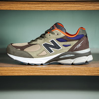 New Balance男女鞋美产990 V3复古厚底休闲鞋轻便慢跑鞋