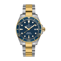 CERTINA 雪铁纳 动能系列 陶瓷大海龟机械潜水腕表 摩洛哥蓝间金43mm