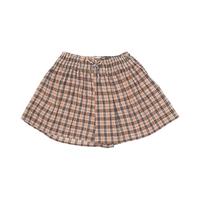 ZARA 【复古风】儿童时尚撞色格纹舒适透气直筒休闲短裤