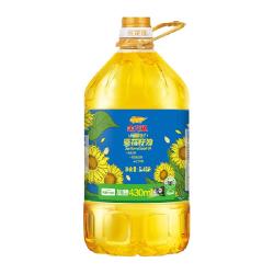 金龙鱼 不油腻轻年阳光葵花籽油5.43L/桶食用油
