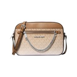 MICHAEL KORS | Jet Set 经典时尚百搭女士大号老花斜挎包