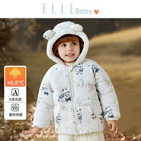 ELLE BABY 儿童棉服男女童外套秋冬加厚保暖宝宝棉袄绵柔亲肤上衣