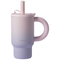 乐扣乐扣 LHC4382PIK 吸管桌面保温杯 800ml 粉色
