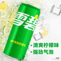 可口可乐 雪碧经典汽水 330ml*20罐*2箱