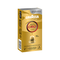 拉瓦萨（LAVAZZA）胶囊黑咖啡粉10粒适配Nespresso胶囊机 （8号）欧罗金款-中烘-果香，花香-26年5月后到期