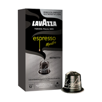 拉瓦萨（LAVAZZA）胶囊黑咖啡粉10粒适配Nespresso胶囊机 （12号）意式浓郁黑巧-奶油黑巧克力 意式浓郁黑巧12号Ristretto