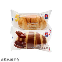 诺贝达巧克力味爆浆牛角包整箱早餐代餐夹心面包点心休闲零食小吃 1g诺贝达（牛角包混搭） 1000g