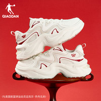 QIAODAN/乔丹 兔子鞋女款本命年红色马年厚底休闲老爹鞋