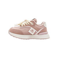 Kappa Kids卡帕儿童鞋休闲鞋女童冬季百搭鞋子中大童男童复古运动鞋 粉色 29 内长约190mm