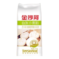 金沙河 自发粉包子馒头粉家用中筋面粉做油条 自发小麦粉1kg