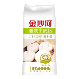 金沙河 自发粉包子馒头粉家用中筋面粉做油条 自发小麦粉1kg