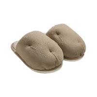 POSEE/朴西 小土豆加绒棉拖鞋 卡其棕 40-41 码