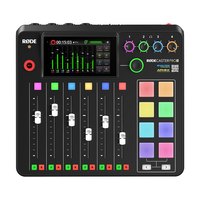 RODE罗德Caster Pro II二代M1 M2话筒音频制作工作台调音台播客直播台 搭配PODMIC话筒套餐