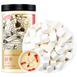 半山农 茯苓王250g 白茯苓片丁非中药材做四神汤祛煲汤料湿