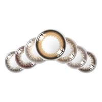 envie梨花美瞳日抛10片女小直径彩色近视隐形眼镜盒非月抛半年抛