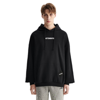 VETEMENTS2025新款卫衣男女兜帽兔子印花宽松休闲套头衫 63121001
