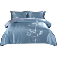 枕水人家 真丝被套喷绘双面宽幅100%桑蚕丝床品件套丝绸被罩 枫灵夜语 【单个被套】 220cm*240cm