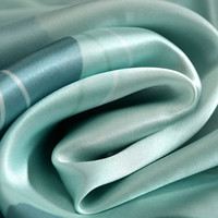 枕水人家 真丝被套喷绘双面宽幅100%桑蚕丝床品件套丝绸被罩 山川风禾 【单个被套】 220cm*240cm