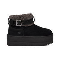 UGG秋季女士舒适保暖厚底休闲短筒雪地靴懒人毛毛鞋 1144041 BLK | 黑色 43 鞋款偏小，拍大一码