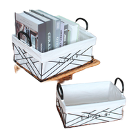 金柳家居收纳篮铁艺桌面零食杂物收纳筐化妆品收纳北欧ins铁艺置物架