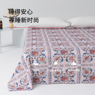 可口可乐 亲肤磨毛加厚 沙滩派对 160cm*230cm 床单