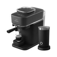 飞利浦 Baristina新型意式美式全自动咖啡机 BAR300经典单机版+奶泡机套装 黑色套装