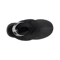 UGG 女士舒适时尚包头厚底LOGO松紧带茸茸休闲便鞋 1113474 黑色 43