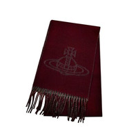 Vivienne Westwood 双面设计 绒线围巾 81030006 W00ZH 185cm
