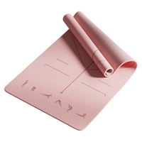 安踏瑜伽垫加厚TPE健身垫男女训练专业运动垫减震静隔音防滑垫舞蹈垫