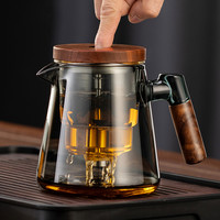 飘逸杯泡茶壶家用一键茶水分离按压式2025全玻璃内胆泡茶杯