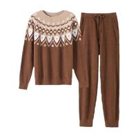 ubras贴贴系列|泡泡绒家居服套装男女款半边绒睡衣秋冬加厚绒