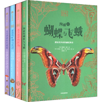 DK珍奇博物馆 展翼之蝶礼盒（全4册）蝴蝶冰箱贴*2 含矿物 真菌 蝴蝶 贝壳四册  英国DK公司  6岁以上 儿童科普读物