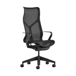 赫曼米勒 HERMAN MILLER）Cosm电脑椅 人体工学椅 办公椅 座椅 标准扶手 石墨色 佳