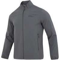 Jack Wolfskin狼爪夹克男春季日常户外休闲运动防风立领软壳外套5324171 171-6945/板岩灰/拍大一码 S 170/92A